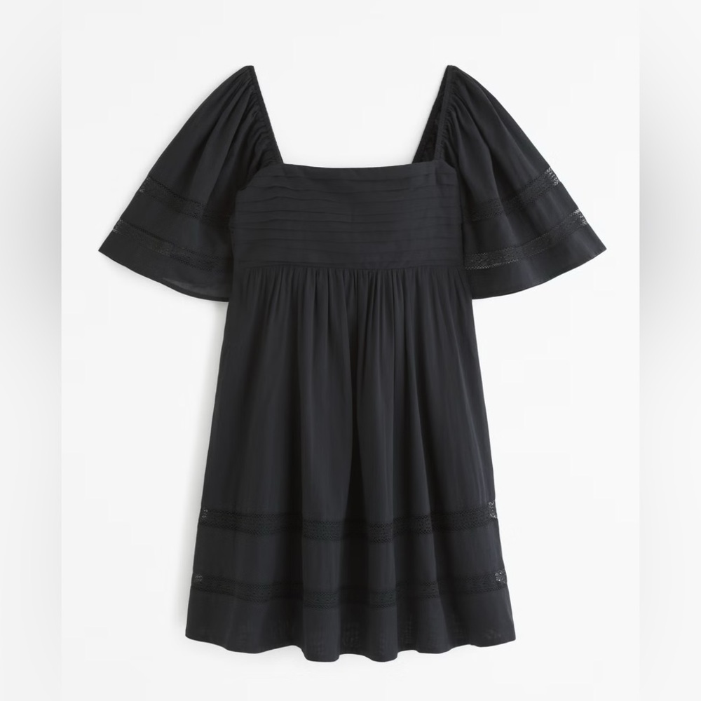 abercrombie emerson lace trim mini dress